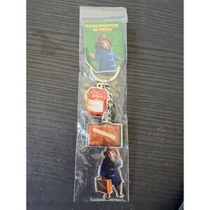 RARE EXCLUSIVE Paddington in Peru Hanging Charm Keychain Movies AMC Theaters